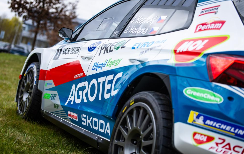 AGROFERT i letos podporuje AGROTEC Škoda Rally Team
